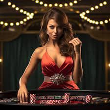 Tampilan meja Live Casino seri77 dengan dealer nyata yang disiarkan secara langsung untuk pengguna Indonesia