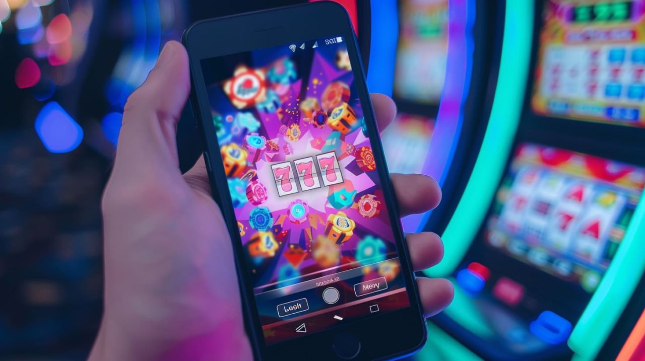 Pengguna Indonesia mengakses permainan slot online seri77 melalui smartphone dengan tampilan antarmuka yang intuitif